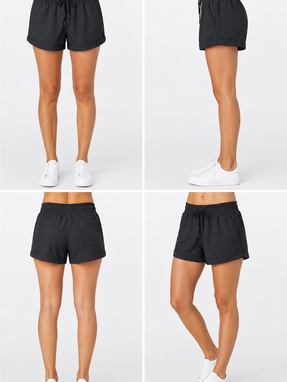lululemon athletica Black Runner-Friendly Drawstring Shorts
